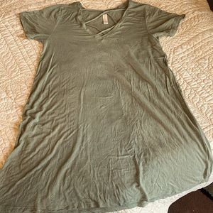 Altar’d State Dusty Green Tunic- M